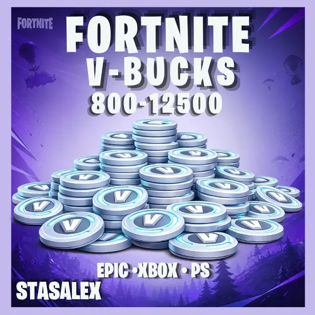 FORTNITE V-BUCKS 800–12500 ЧЕРЕЗ EPIC GAMES | XBOX / PS | БЫСТРО ЛЮБОЙ АККАУНТ