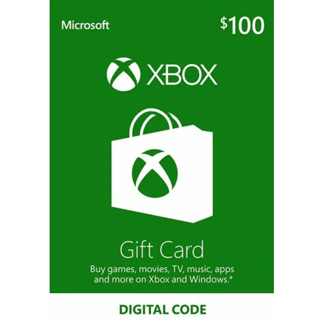 Карта оплаты XBOX LIVE - 100 долларов (USD) США