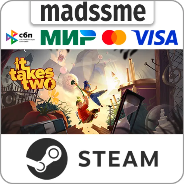 It Takes Two * RU/KZ/СНГ/TR/AR * STEAM 🚀 АВТОДОСТАВКА