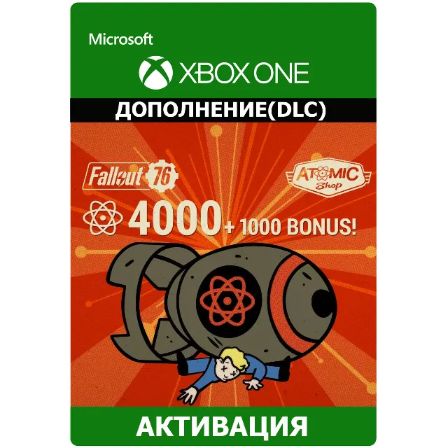 Fallout 76: 4000 (+1000 Bonus) Atoms XBOX ONE/Series