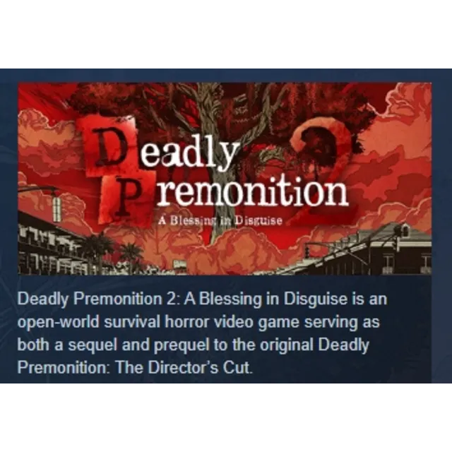Deadly Premonition 2: A Blessing in Disguise АВТОДОСТАВКА STEAM GLOBAL МГНОВЕННО ЛИЦЕ