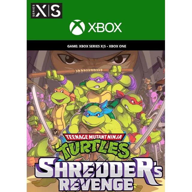 🎮💙⭐TEENAGE MUTANT NINJA TURTLES SHREDDER'S REVENGE XBOX🔑КЛЮЧ AR ЛИЦЕНЗИЯ