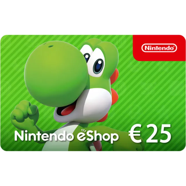 🎁 КАРТА ОПЛАТЫ NINTENDO ESHOP — 25 EUR [EU] | СКИДКИ