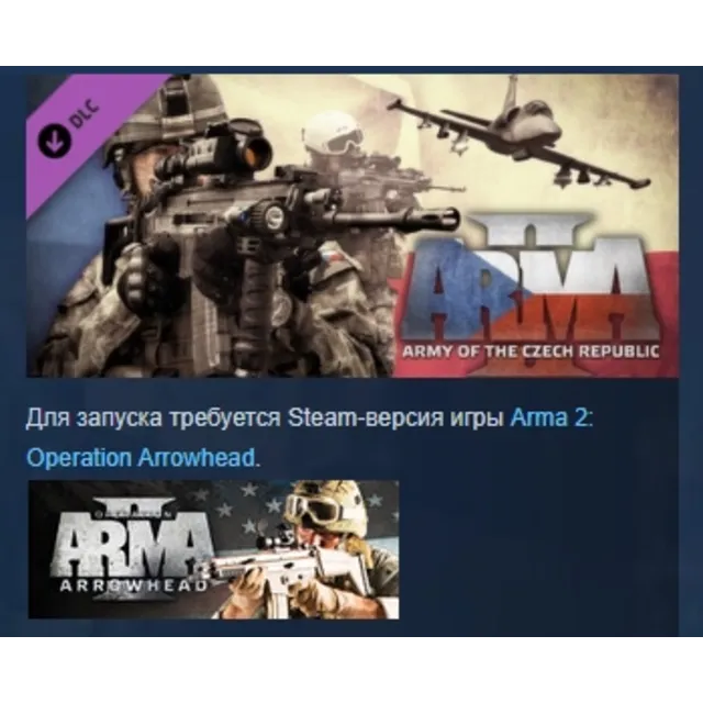 Arma 2: Army of the Czech Republic DLC АВТОДОСТАВКА STEAM РОССИЯ