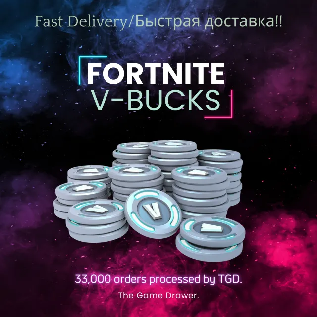 🔥FORTNITE 1000-2800-5000 V-Bucks 🎁Epic/Xbox/PS Global