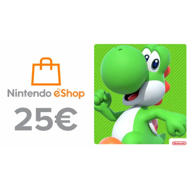 Nintendo eShop пополнение на 25 Евро (EU) -%