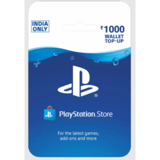 PSN 1000 рупий PlayStation Network (Индия)