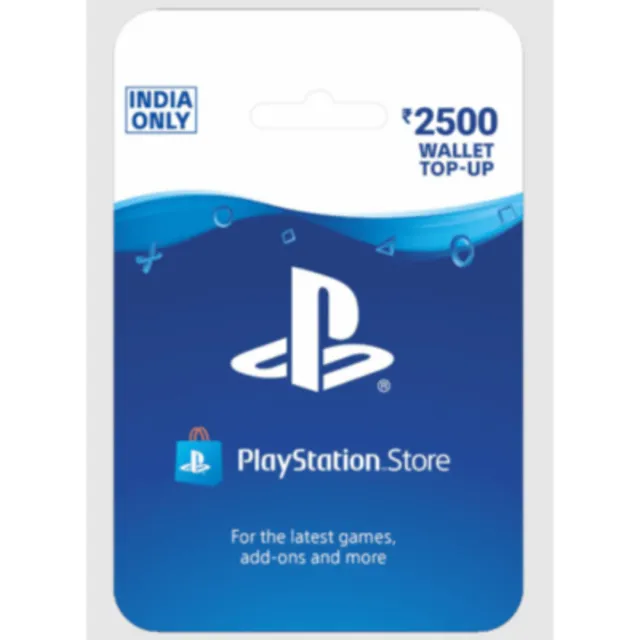 PSN 2500 рупий PlayStation Network (Индия)