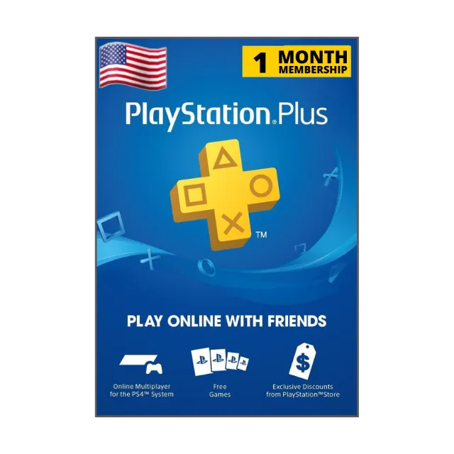 PS PLUS — 30 дней — 1 месяц (США)