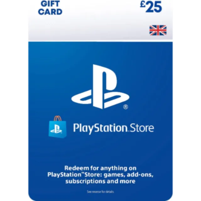 PSN £25 фунтов PlayStation Network (Великобритания)