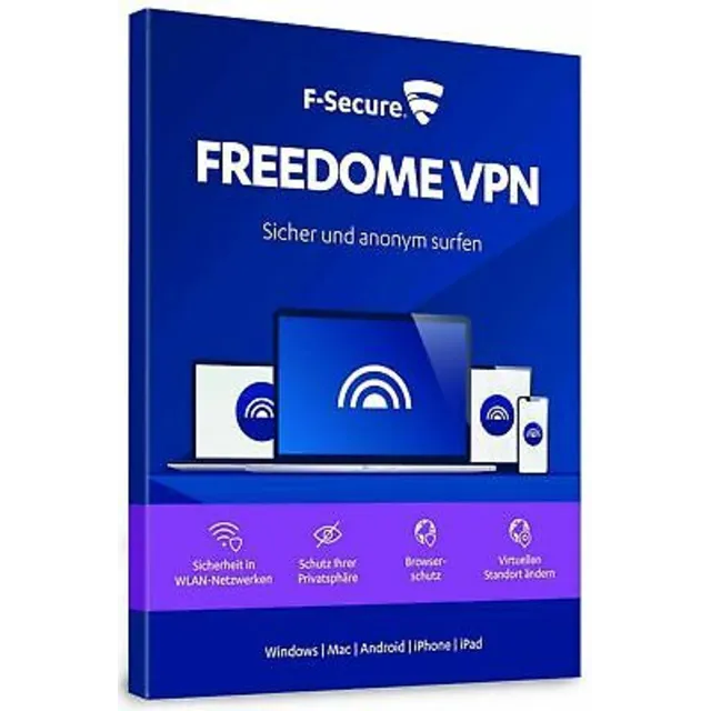 F Secure FREEDOME VPN - 3 года / 5 устройств (🔴не работает в России и Беларусь🔴)