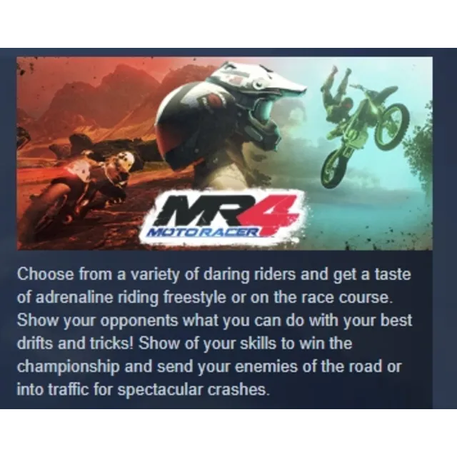 Moto Racer 4 АВТОДОСТАВКА STEAM GLOBAL МГНОВЕННО ЛИЦЕНЗИЯ