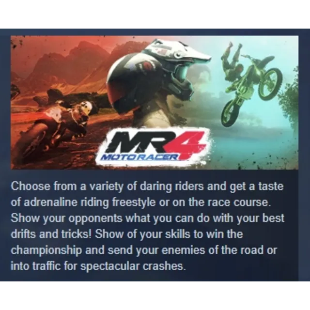 Moto Racer 4 Deluxe Edition АВТОДОСТАВКА STEAM GLOBAL МГНОВЕННО ЛИЦЕНЗИЯ
