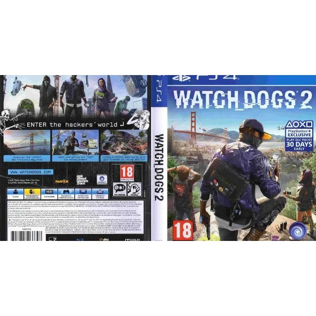 💳 Watch Dogs 2 + DLC  (PS4/PS5/RUS) Аренда 7 дней