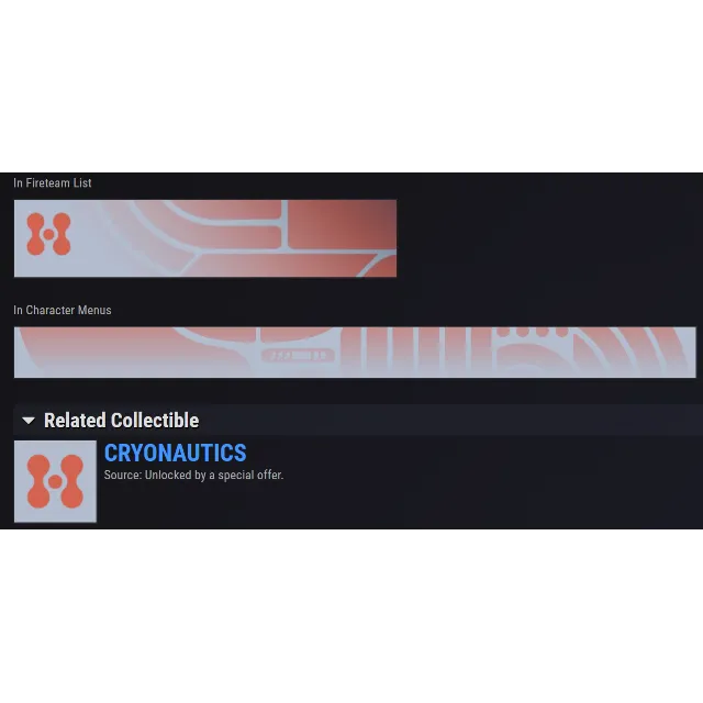 Destiny 2 эмблема - КРИОНАВТИКА