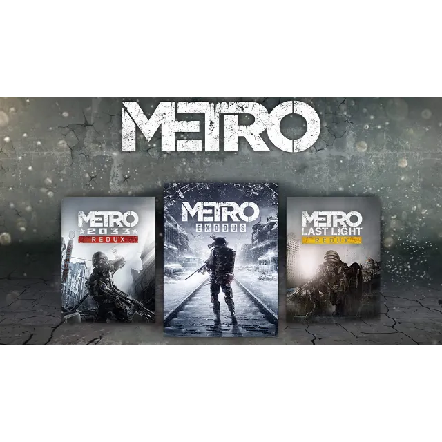 ⭐️ Metro Exodus + Last Light Redux + 2033 Redux [Steam]