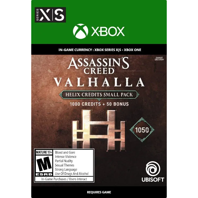 ASSASSIN´S CREED ВАЛЬГАЛЛА КРЕДИТЫ HELIX 1050-6600 XBOX