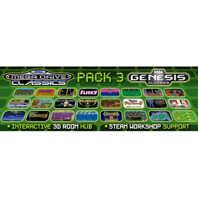 SEGA MegaDrive &amp; Genesis Classics Pack 3 (Steam Gift)