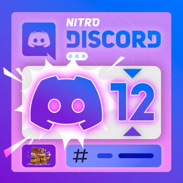 ✅ DISCORD NITRO FULL 12 МЕСЯЦЕВ + 2 БУСТА ✅ 1 ГОД
