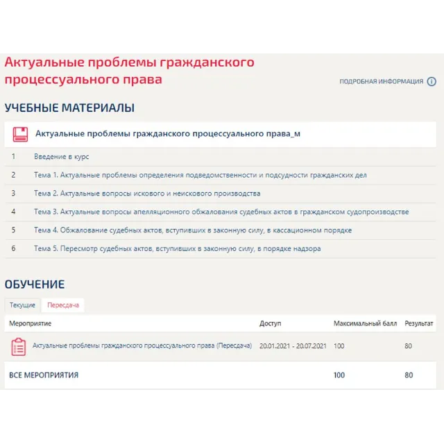 Актуальные проблемы гражданского процессуального права