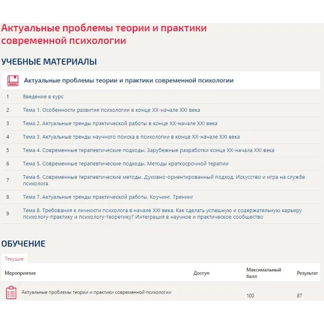 Актуальные проблемы теории и практики соврем. психологи