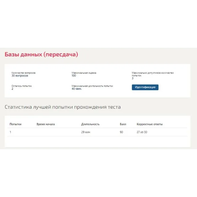 Базы данных ответы Синергия МФПУ (ВСЕ ТЕСТЫ)