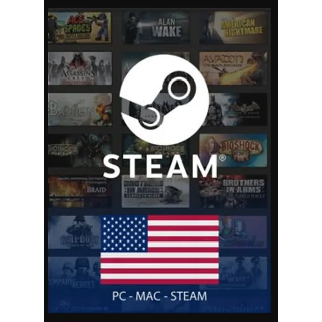 ✅ Пополнение Steam-от $10 до$200-(USD - $ - Глобальный)