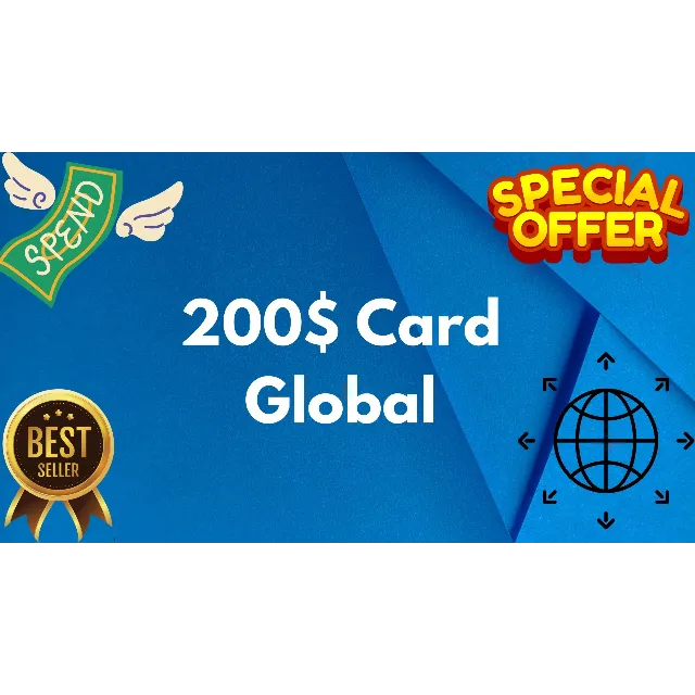 💵200$ Card Global🌎All Services/Subscriptions/Others✅
