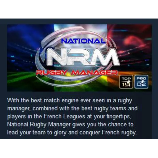 National Rugby Manager (Steam Key GLOBAL)