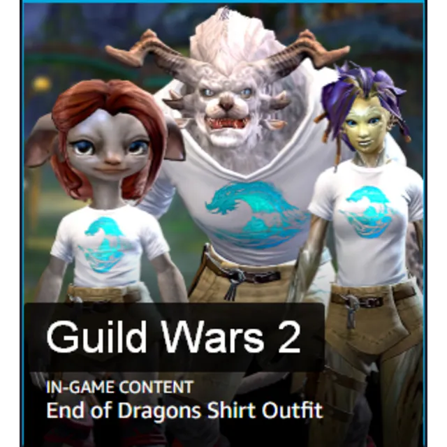 ⭐️Guild Wars 2🔑 End of Dragons Shirt Outfit ⭐️Drop#1