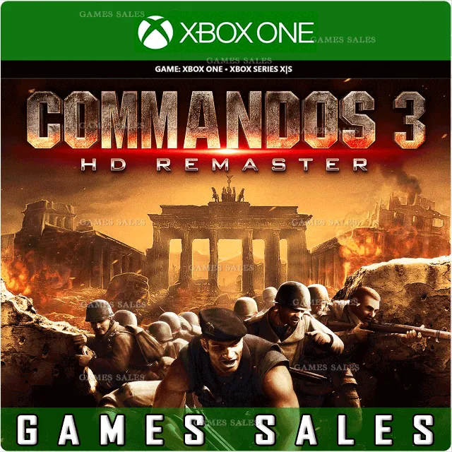 ✅❤️COMMANDOS 3 HD REMASTERED❤️XBOX ONE|XS🔑КЛЮЧ✅