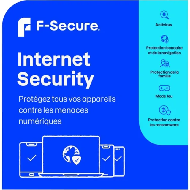 F Secure Internet Security  1 год / 5 устройств Global