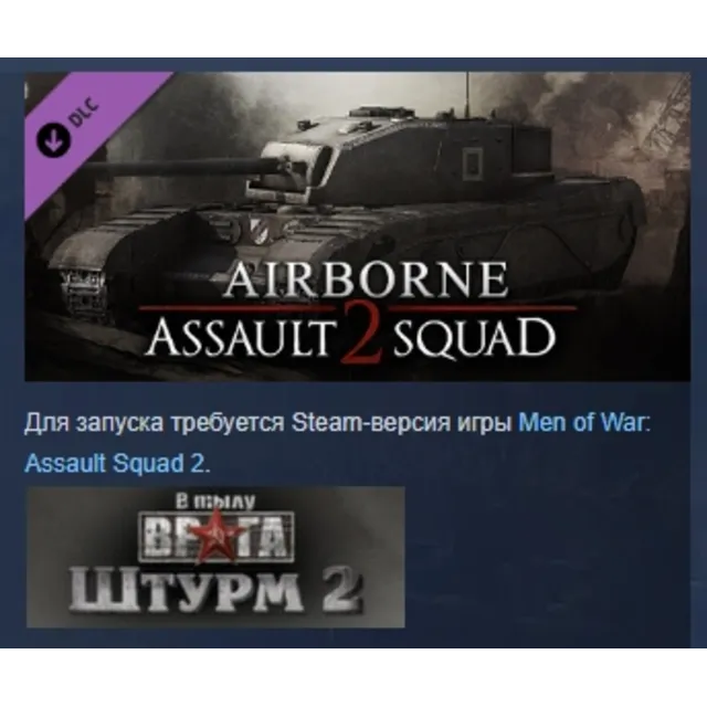 Men of War: Assault Squad 2 - Airborne DLC АВТОДОСТАВКА STEAM РОССИЯ