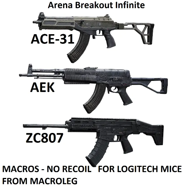 Arena Breakout Infinite. Скрипты для logitech. Пак 1 - только для Steam версии