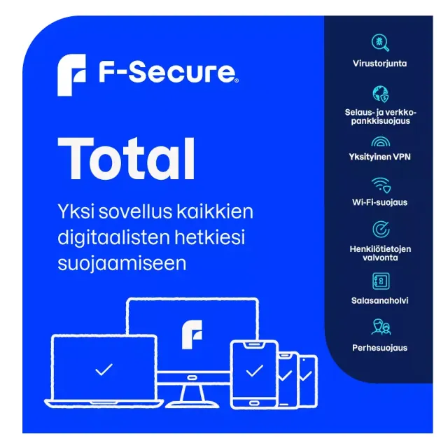 F Secure TOTAL  1 год / 3 устройства (подписка) Global