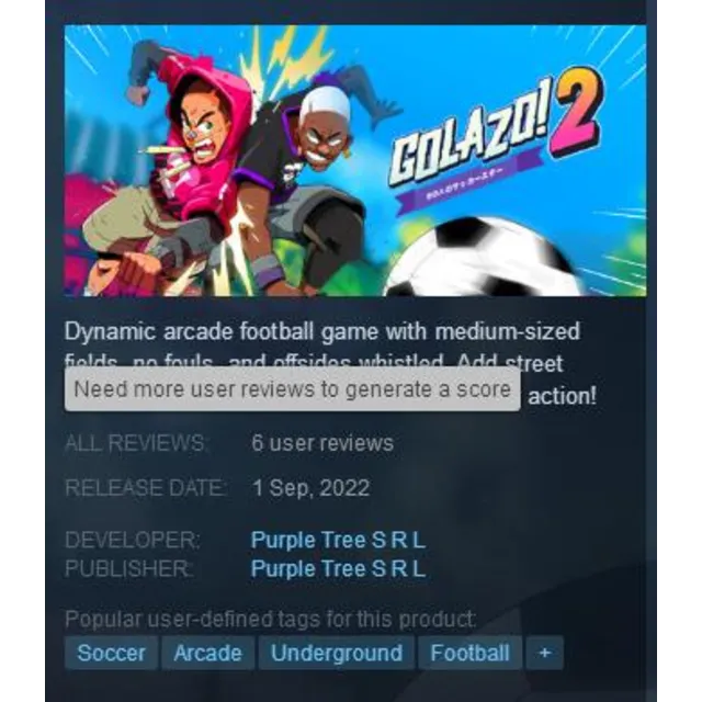 Golazo! 2 (Steam Key GLOBAL)