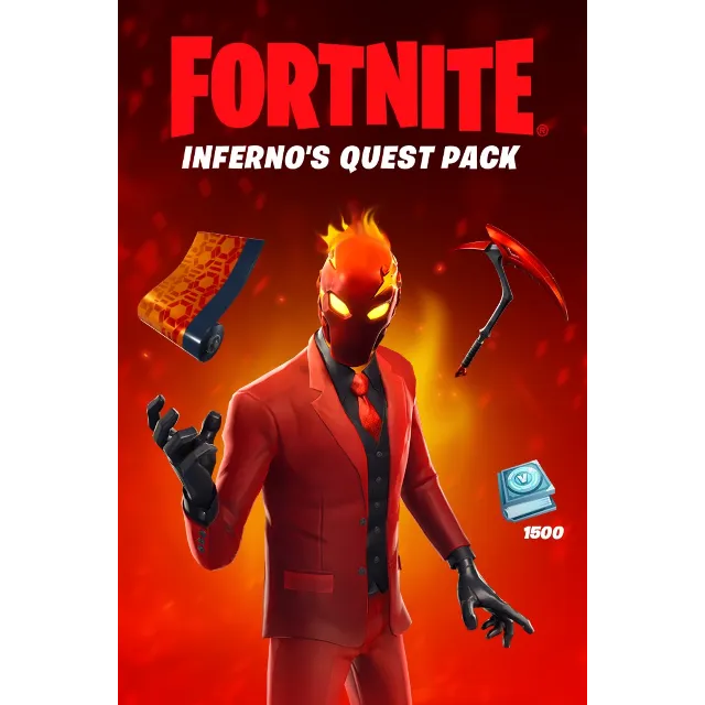 ✅🔥Fortnite: набор испытаний Инферно + 1500 Vb💥XBOX🔑
