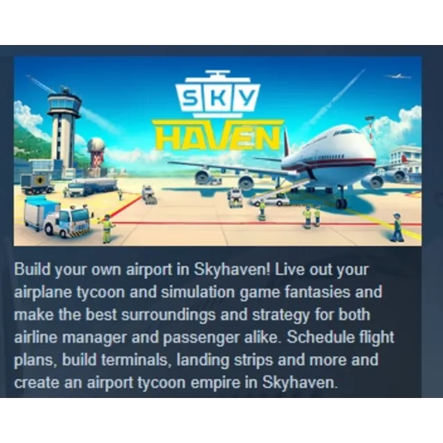 Sky Haven Tycoon - Airport Simulator АВТОДОСТАВКА STEAM GLOBAL МГНОВЕННО ЛИЦЕНЗИЯ