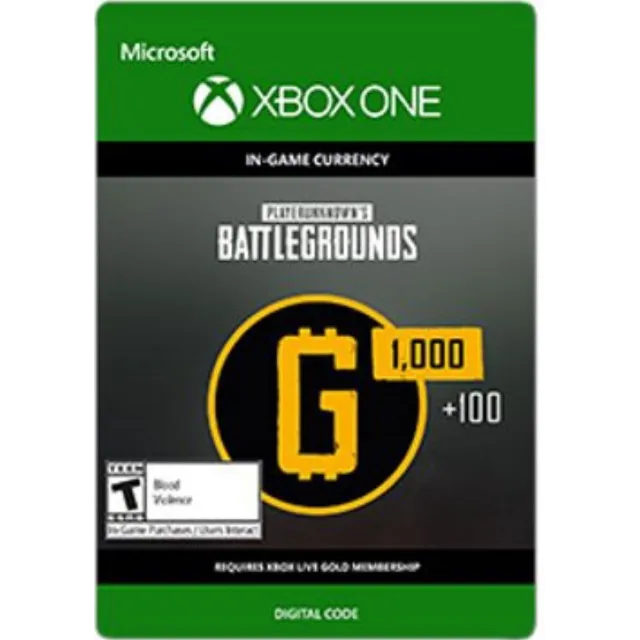 PUBG XBOX : 1100 - 12000 G-Coin