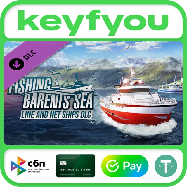 Fishing: Barents Sea - Line and Net Ships / STEAM DLC КЛЮЧ 🔥