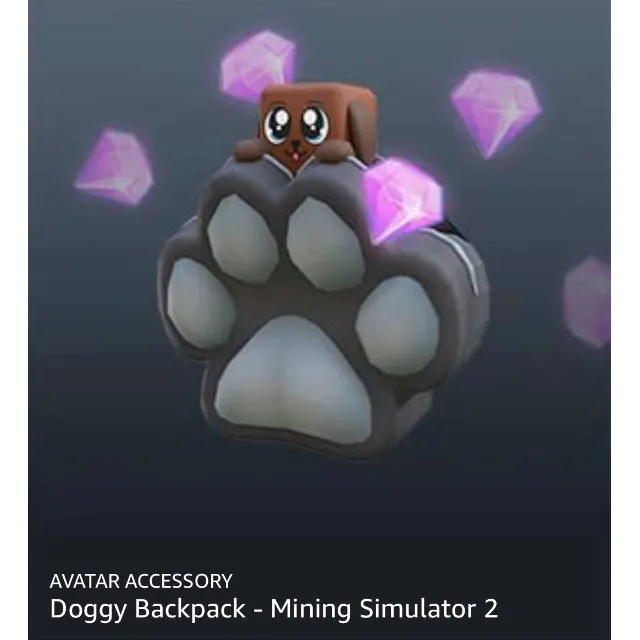 🐶 Roblox Doggy Backpack - Mining Simulator 2 🔑 Ключ