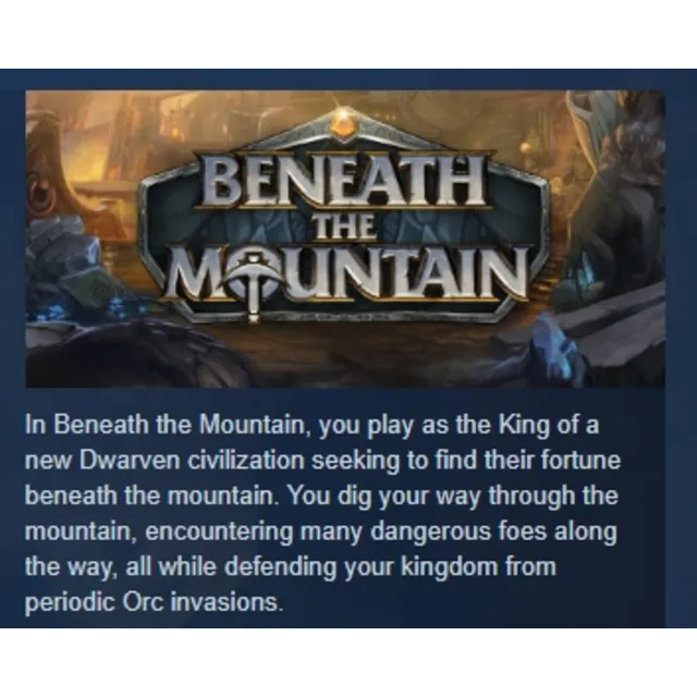 Beneath the Mountain АВТОДОСТАВКА STEAM GLOBAL МГНОВЕННО ЛИЦЕНЗИЯ