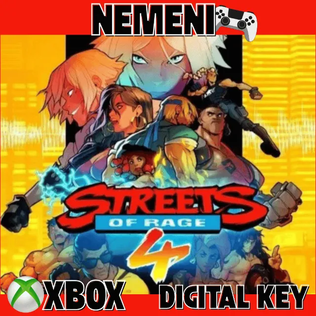 STREETS OF RAGE 4 XBOX ONE &amp; SERIES X|S &amp; WIN10,11 KEY