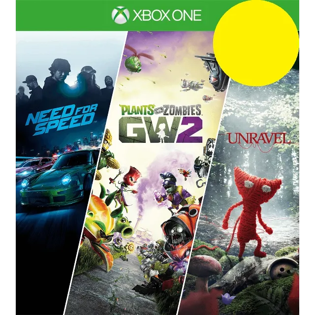 Семейный набор от EA (NFS, PvsZ 2, Unravel) XBOX Ключ🔑