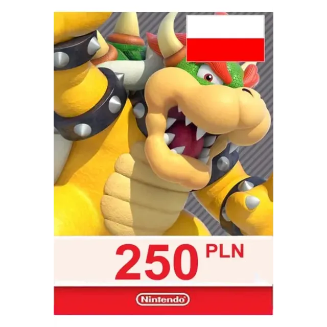 🎁 КАРТА ОПЛАТЫ NINTENDO ESHOP — 250 PLN [PL] | ПОЛЬША