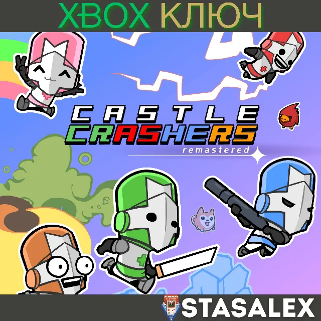 CASTLE CRASHERS REMASTERED XBOX ONE &amp; X|S🔑КЛЮЧ
