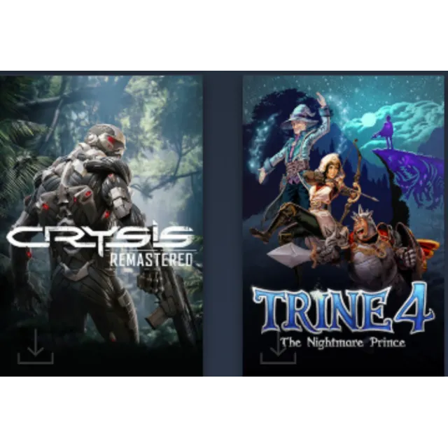 ✅ Trine 4: The Nightmare Prince/Crysis Remastered