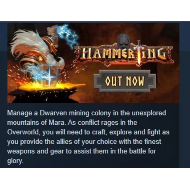 Hammerting 💎 STEAM KEY REGION FREE GLOBAL
