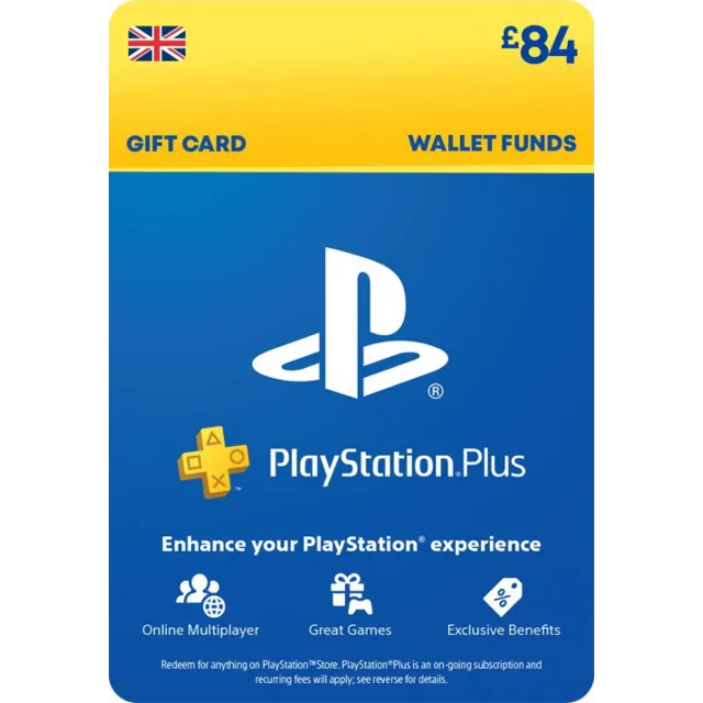 💣PlayStation Network пополнение код на £84 GBP (UK)