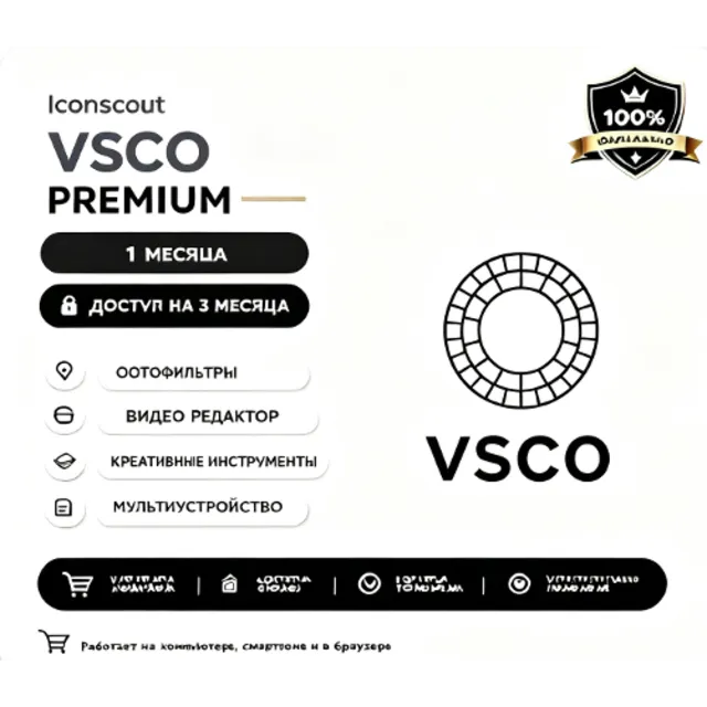 Vsco Pro account счёт 1 год гарантия IOS